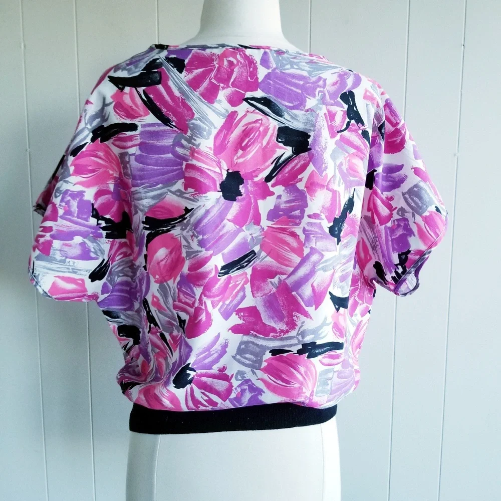 1970s Copy Cats,‎ Made in USA, Floral Top